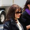 Ginnifer Goodwin filming on the set of her new movie 'Something Borrowed'. New York City.