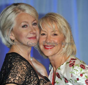 Dame Helen Mirren Helen Mirren waxwork unveiling held at Madame Tussauds. London.