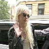 Taylor Momsen arriving at the BBC Radio One studios London.