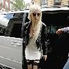 Taylor Momsen arriving at the BBC Radio One studios London.