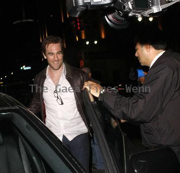 James Van Der Beek and Kimberly Brook 
Celebrities at Katsuya in Hollywood.
Los Angeles, California.