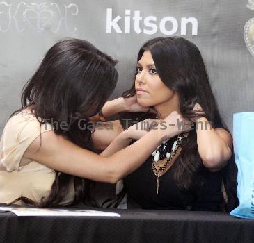 Kourtney Kardashian and Khloe Kardashian
The Kardashians make a meet and greet appearance at Kitson on Robertson Boulevard
Los Angeles, California.