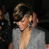 Rihanna leaving Whisky Mist at 4am London.