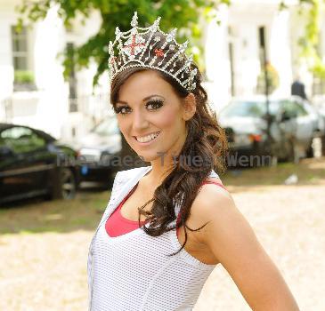 Reigning Miss England, Katrina Hodge 
Miss England 5 LIVE Mannequins photocall
London, England.