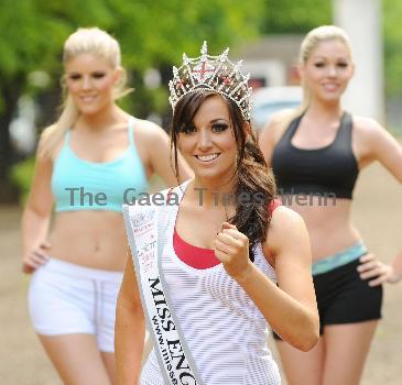 Reigning Miss England, Katrina Hodge 
Miss England 5 LIVE Mannequins photocall
London, England.