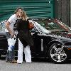 Richard Madeley 
is greeted by Kim Medcalf while out shopping in Golders Green.
London, England.