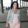 Pregnant Danielle Lloyd arriving at Wembley Stadium for the FA Cup Final between Chelsea and Portsmouth 
London, England.