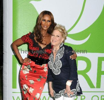 Iman and Bette MidlerNew York Restoration Project's 9th Annual Picnic held in Fort Washington Park, NYNew York.
