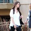 Ashley Greene leaves a friends house in Studio City Los Angeles.