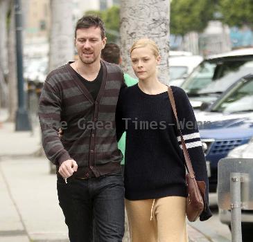 Actress Jaime King out for a romantic stroll with her boyfriend Beverly Hills.