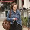 Elizabeth Moss shopping at the Grove in West Hollywood Los Angeles.