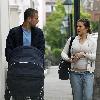 Joe Cole with wife Carly Zucker and their baby girl Ruby Tatiana
The England and Chelsea football player with wife and baby out for a stroll and a bit of shopping on Kings Road in Chelsea 
London, England.