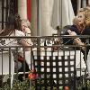 Missi Pyle having lunch at the Grove in West Hollywood Los Angeles.