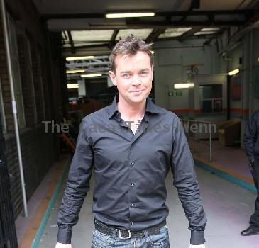 Stephen Mulhern Celebrities outside the ITV television studios. London.