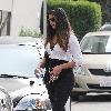 Gisele Bundchen and fellow Brazilian model Camila Alves leaving a local gym after an early workout date in Studio CityLos Angeles.