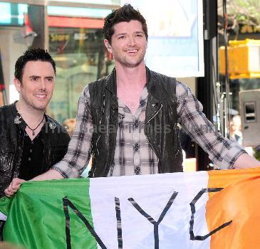 Danny O'Donoghue 
Irish rock band The Script perform as part of the 'Toyota Concert Series' on NBC's 'Today' New York City, USA.