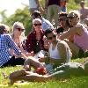 Agyness Deyn and Henry Holland
 spend an afternoon relaxing with friends in Primrose Hill park 
London, England.