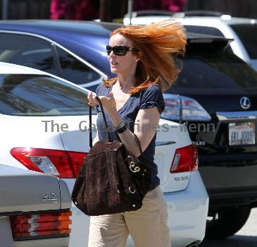 Marcia Cross 
goes shopping at Haven & Co in Brentwood Los Angeles, California.