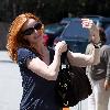 Marcia Cross 
goes shopping at Haven & Co in Brentwood Los Angeles, California.