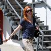 Marcia Cross 
goes shopping at Haven & Co in Brentwood Los Angeles, California.