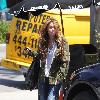 Miley Cyrus leaves Katsuya restaurant in Studio City after having lunch 
Los Angeles, USA.