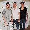 Ian Watkins, Stuart  Richardson and Jamie Oliver of Lostprophets
Radio 1's Big Weekend - Day 1- Backstage
Bangor, Wales.
