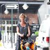 Gretchen Mol pushing her son, Ptolemy John Williams, in a stroller while out and about in SoHo New York City.