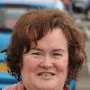 Susan Boyle
sporting a red leather jacket as she makes her way to St John's hospital in Livingston.
Livingston, Scotland.