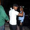 Ne-Yo departs club MIA at Biscayne Miami.