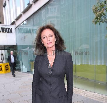 Jacqueline Bisset outside a hotel in central London London.