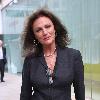 Jacqueline Bisset outside a hotel in central London London.