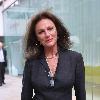 Jacqueline Bisset outside a hotel in central London London.