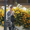 Gisele Bundchen grabs a drink at Jamba Juice in Studio City Los Angeles.