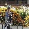 Gisele Bundchen grabs a drink at Jamba Juice in Studio City Los Angeles.