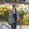 Gisele Bundchen grabs a drink at Jamba Juice in Studio City Los Angeles.