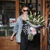 Kylie Minogue arriving at the Dance Studios in Fulham on her 42nd Birthday. London.