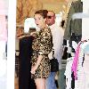 Sophia Bush shopping at Switch boutique in Beverly Hills Los Angeles.