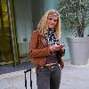 Susannah Constantine outside a hotel in central London London.