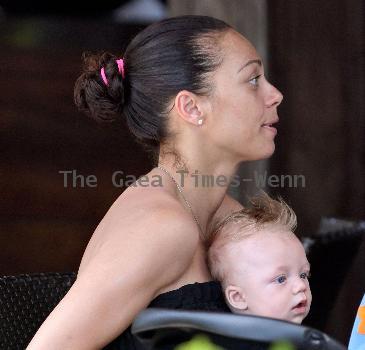 Lilly Kerssenberg with her son Amadeus, enjoying a holiday in Miami.Miami.