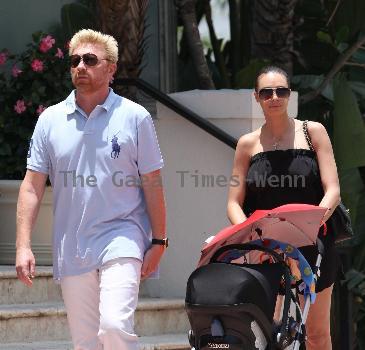 Lilly Kerssenberg with her son Amadeus, enjoying a holiday in Miami.Miami.