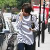 Christine Bleakley chats on her mobile phone while walking in Notting Hill.London.