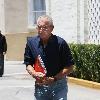 Frederic Prinz von Anhalt on his way into a restaurant in Beverley Hills where Arnold Schwarzenegger was already inside. Frederic recently announced that he was running for Governor of CaliforniaLos Angeles.