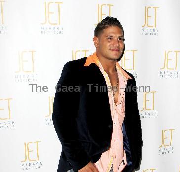 Ronnie Magro MTV's Jersey Shore hunk Ronnie Magro hosts Friday Night at Jet Nightclub at The Mirage Resort Casino. Las Vegas.