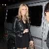 Stephanie Pratt leaves Beso restaurant with new boyfriend Josh Hansen Los Angeles.