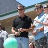 BEERS BROSNAN Former James Bond star Pierce Brosnan indulges in a cold beer on a sunny day in Malibu. The actor, immortalised as the trim superspy in 007 films including Die Another Day, is snapped holding his hand over what appears to be a bulging belly.Los Angeles.