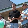 BEERS BROSNAN Former James Bond star Pierce Brosnan indulges in a cold beer on a sunny day in Malibu. The actor, immortalised as the trim superspy in 007 films including Die Another Day, is snapped holding his hand over what appears to be a bulging belly.Los Angeles.