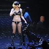 Lady Gaga performs at the 02 arena London.