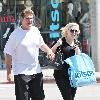 David Hasselhoff and daughter Hayley Hasselhoff shopping at Kitson Los Angeles.