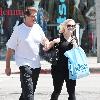 David Hasselhoff and daughter Hayley Hasselhoff shopping at Kitson Los Angeles.