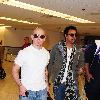 Pitbull aka Armando christian Perez and Shaggy aka Orville Richard Burrell at Miami International Airport. Florida.